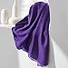 MissShorthair Women Solid Color Scarf Long Lightweight Scarf for Women Large Sheer Wrap Shawl, Dark Purple