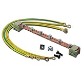 DIGITUS Potentialausgleichsschiene – 220 mm Länge – 6 Verbindungspunkte
