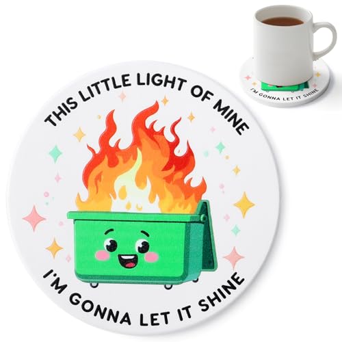 Dumpster On Fire Coaster