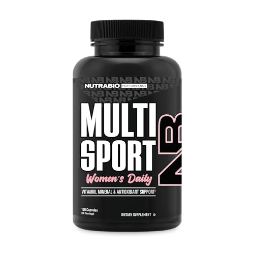 NutraBio Multisport for Women - Womens MultiVitamin - 33 Vitamins,