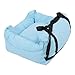 Medium Dog Car Seat, Washable Breathable Pet Car Seat Dog Bed Portable Pet Travel Carrier with Secure Straps, Suitable for Small and Medium Cats, Designed for Easy Transport and