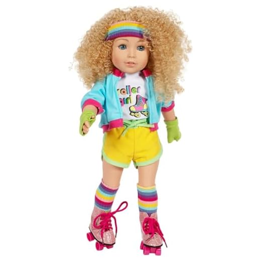 Adora Amazing Girls 18 Doll, Amazing Girl Sophia Disco Diva with Rollerskates (Amazon Exclusive)