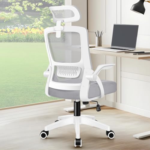 Siège ergonomique blanc ALFORDSON fauteuil haut de gamme pivotant - 2