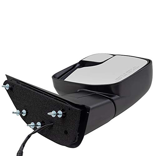 Passengers Power Side View Mirror With Spotter Glass Sail Type Replacement For 2009-2014 E-Series Van Ac2Z 17682 Aa #TOP4