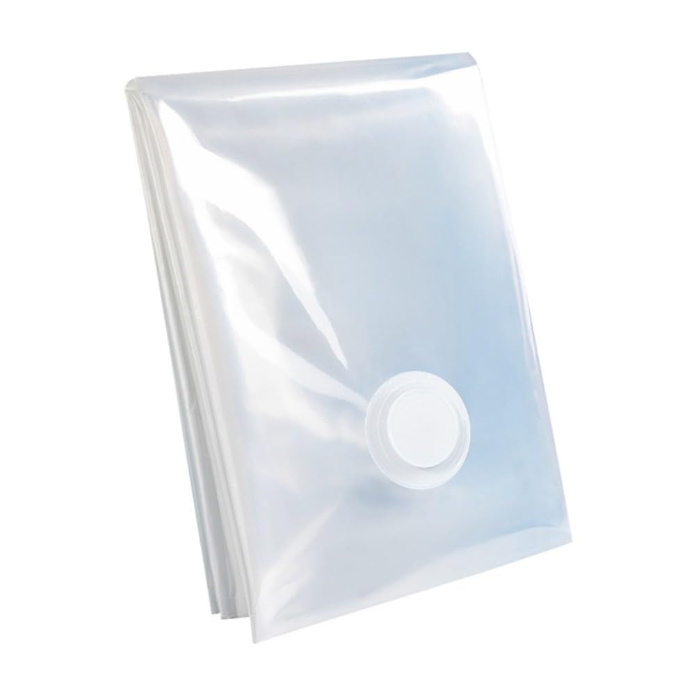 Set di 12 sacchetti sottovuoto ermetici in PA+PE, con valvola turbo e doppia chiusura a cerniera, per vestiti, biancheria da letto, viaggi (40 x 60 cm – 100 x 80 cm)