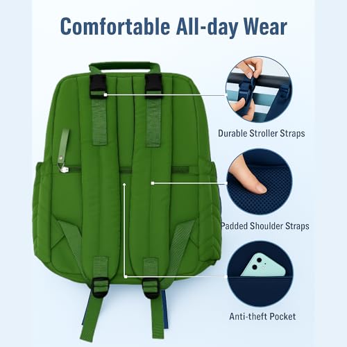 Image of Baby Diaper Bag | Diaper Bag for Mothers For Travel | Baby Bags For Mothers Carry | Baby Diaper Bag For Mother For Travelling | Lugguage Nappy Handbags with Changing Mat