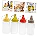 SECFOU 12pieza Botellas De Condimentos Exprimibles Dispensadores De Salsa y Aderezos Transparentes Para Cocina Para Ketchup Mostaza y Miel De Imagen de SECFOU 12pieza Botellas De Condimentos Exprimibles Dispensadores De Salsa y Aderezos Transparentes Para Cocina Para Ketchup Mostaza y Miel De