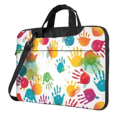 Maletín de hombro para laptop unisex 15.6 pulg miniatura 1