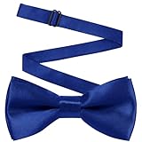 URAQT Noeud Papillon Enfant Pré noué Réglable, Noeud Papillon Garçon pour Mariage Fête Anniversaire École, Accessoire Formel en Polyester de Haute Qualité, Lavable en Machine, Bleu Roi