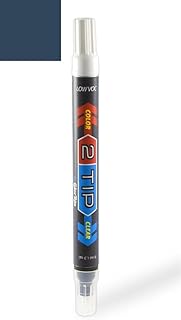 2Tip for Pontiac Vibe Automotive Touch-up Paint - Dark Blue Metallic Clearcoat 62U/WA916K - Color-and-Clearcoat Package