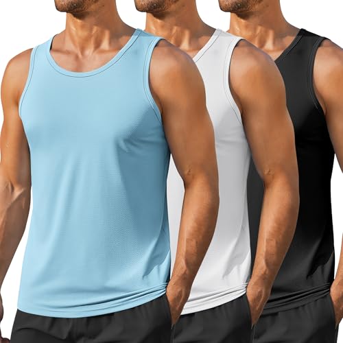 COOFANDY Men's Workout Tank Tops UPF 73+ Sleeveless Gym Muscle Shirts Quick Dry Bodybuilding Tanks...