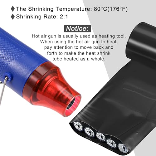 Gaine thermorétractable pour résoudre les courts-circuits de batterie PVC 196mm
