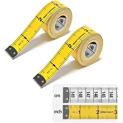 Soft Tape Measure Measuring Tape for Body Measurements,Double Color Double Scale Tape Measure Body Measuring Tape,Measurement Tape Measurement Sewing Tailor,60 Inch/ 150 cm Seamstress Measuring Tape Cover