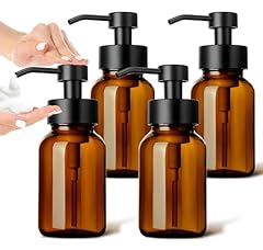 Amber Bottles + White Labels