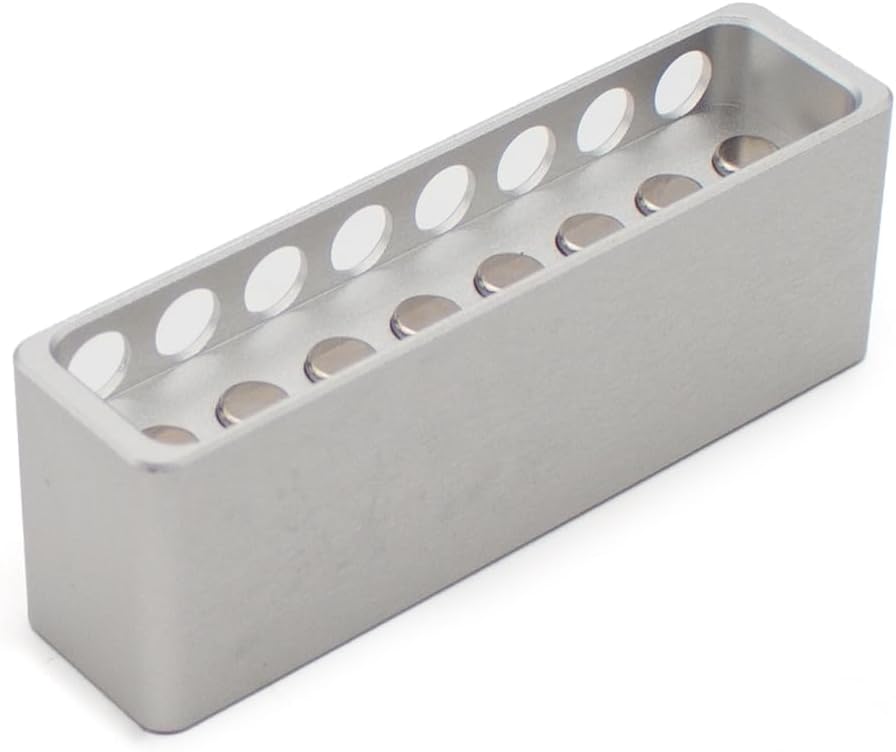 16 Holes Magnetic Bead Separation Rack for 0.1ml/0.2ml 8-Row PCR Tubes Strong Adsorption Lab Use