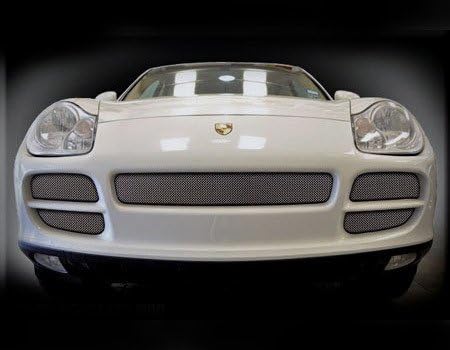 5 Pcs Bumper Mesh Grille Package for Porsche Cayenne 2003 2004 2005 2006