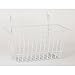 Basket fits Slat,Grid,Pegboard in White 12 W x 6 D x 6 D Inches