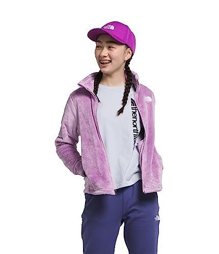 The North Face Girls' Osolita Fleece Full-Zip Jacket, Lupine, X-Small