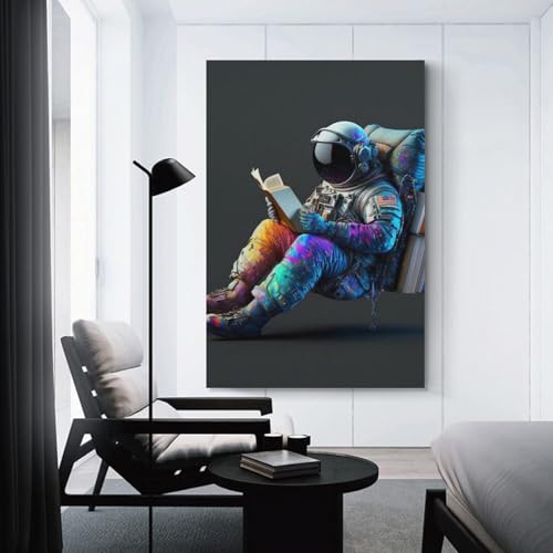 Impression d art astronaute cadeau original pour homme et femme - 2