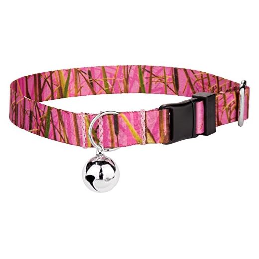 Country Brook Petz - Coleira camuflada rosa para gatos de aves aquáticas - Coleção de camuflagem com 14 designs robustos