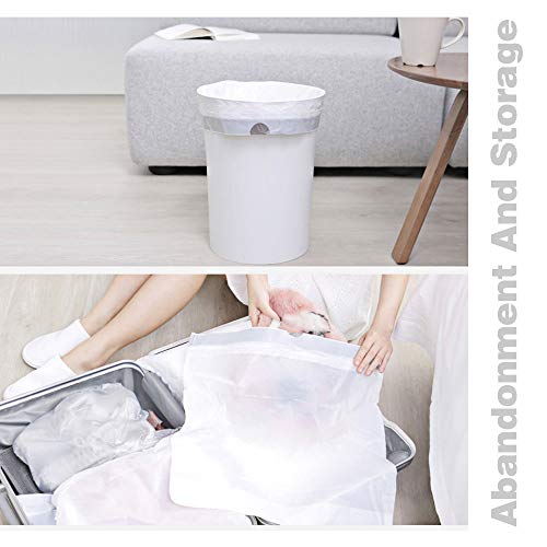 2 Gallon Drawstring Trash Bags,Small Kitchen Garbage Bags Strong Small Trash Bag For Kitchen Bathroom Bedroom Office,200 Counts White #TOP2