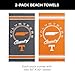 Northwest Tennessee Volunteers NCAA Homebreak Beach Towel 2 Pack 30 x 60 Inches