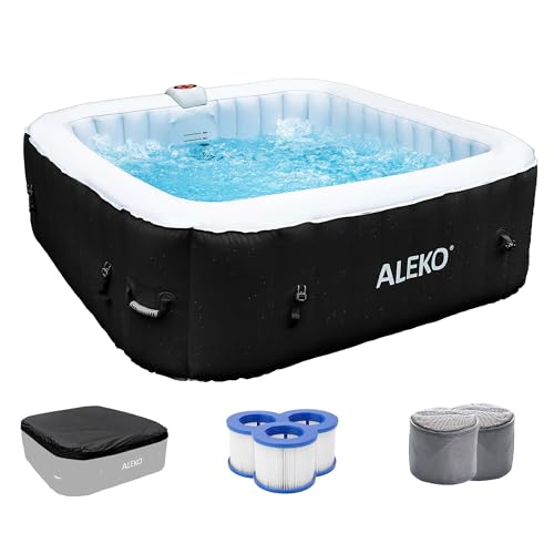 ALEKO Inflatable Hot Tub Spa with 1200W Heater & 130