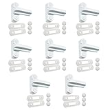 Cerraduras de seguridad extra para puertas y ventanas en aleacin de zinc, color blanco, para puertas y ventanas en UPVC / PVC, 8 unidades para la seguridad del hogar.