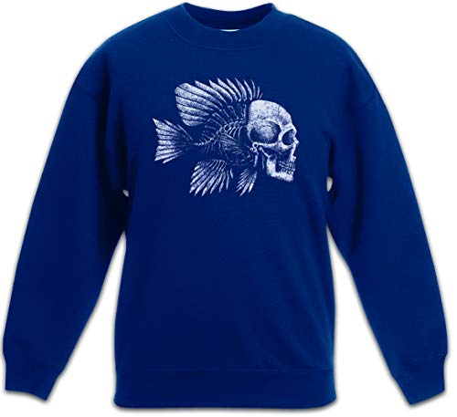 Sweat enfant Fish Skull Urban Backwoods en molleton doux anti-irritation pour l'hiver