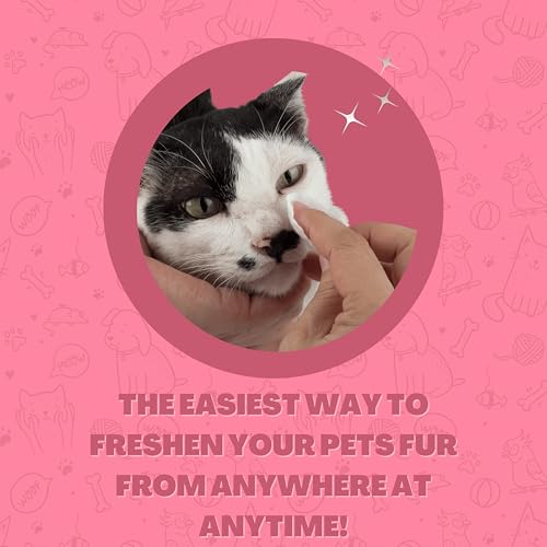 FurryFriends Pet Wipes | Vanilla Coconut Scented | Hypo-allergenic | Alcohol Free| Deodorizing | Removes Loose Hair & Dirt | Incredibly Clean | 100 ct. 1 Pack — view 5