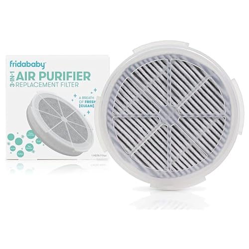 Image of Frida Baby Replacement HEPA Filter for 3-in-1 Air Purifier with Activated Carbon for Common Allergens, Pollen, Dust, Remove Odors, Pollution & More