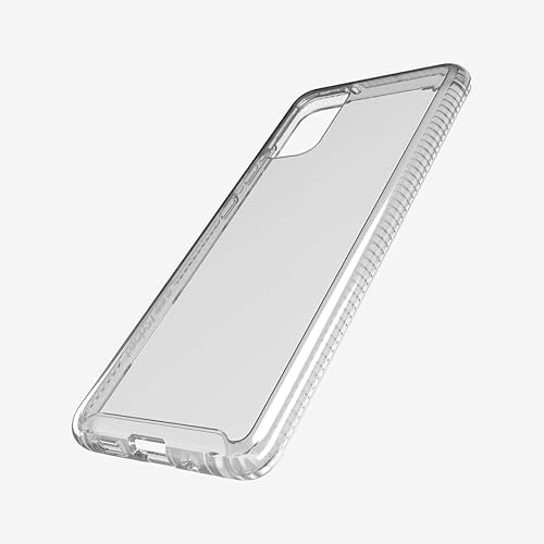 tech21 Pure Clear - Funda para teléfono Galaxy S20+ Plus 5G, propiedades antimicrobianas higiénicamente limpias para combatir gérmenes con