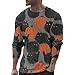 Leinenhemd Herren Sommer 4XL Tops Langarmhemd Herren Mint Langarm Freizeit Tshirt Herren V Ausschnitt Slim Fit Halloween Bügelfrei Herbst Arbeits T-Shirt Herren Weiß
