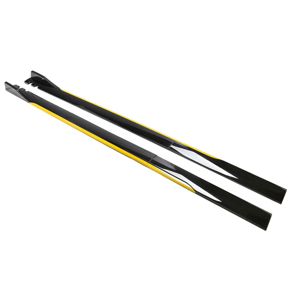 SSZIXIAN Car Side Skirts for Subaru Impreza Sedan 2013-2024 Car Side Skirts Rocker Panel Car Accessories Yellow
