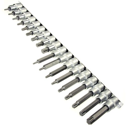Alkan Torx-Steckschlüssel-Set – 5-teilig – T40 Bis T60 – 1/2 Zoll Antrieb – Aus CV-Stahl
