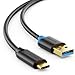 Produktbild deleyCON 0,5m USB C Kabel USB 3.0 Ladekabel Datenkabel 5 Gbit/s USB-A auf USB-C für iPhone 17 Pro Air 16 15 Pro Max Galaxy S25 S24 S23 Pixel iPad Pro MacBook Air Tablets Switch PS5 Notebook PC