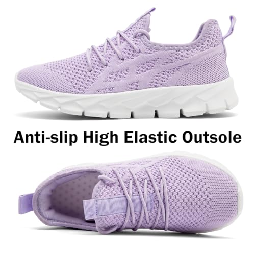 Image of DLWKIPV Womens Slip on Walking Tennis Shoes for Women Work Running Athletic Gym Sports Sneakers Lightweight Casual Shoe