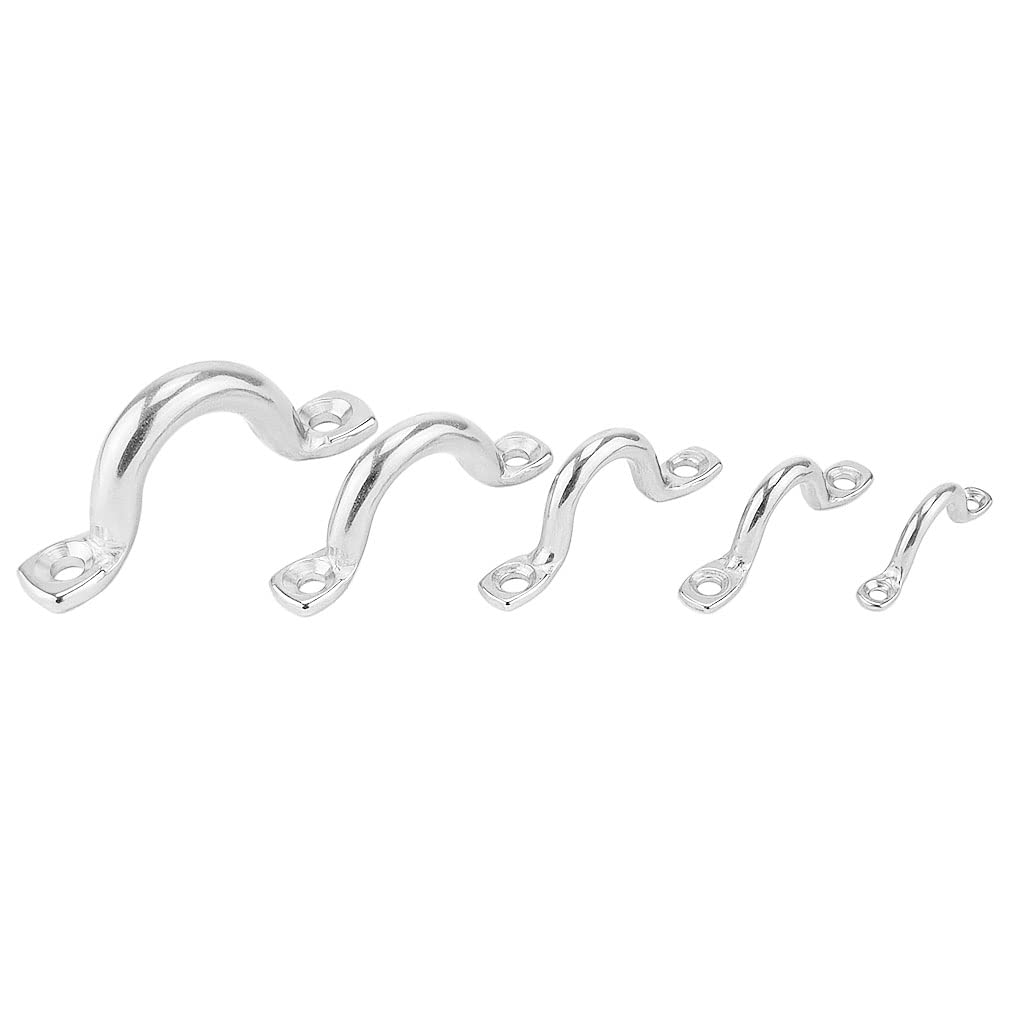 15-Pack 316 Stainless Steel Bimini Boat Pad Eyes – Tie-Down Loops For Kayak, Canoe, Shade Sails, Deck Rigging
