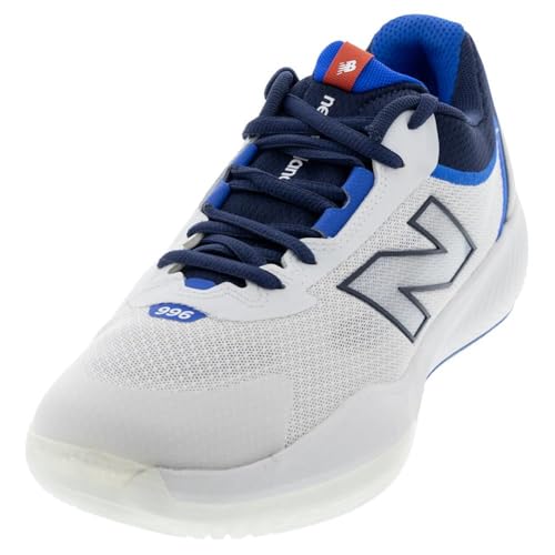 Zapatillas de tenis New Balance FuelCell 996 V6 para hombre en blanco y azul, talla 50