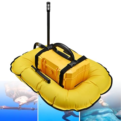 Ventilador de buceo Paquete de buceo de 3/5,5 horas, ventilador de buceo de fondo inflable Regulador de respiración Máquina de buceo desmontable, para búsqueda de oro bajo el agua,Yellow-8000mAh