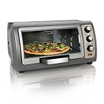 Hamilton Beach 6 Slice Easy Reach Toaster Oven,Black ,31126D
