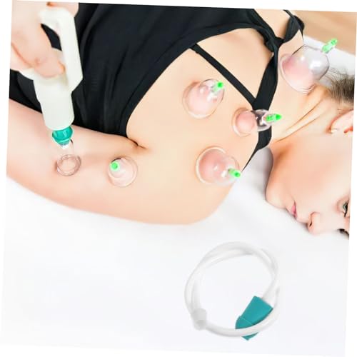 Holibanna: Manguera de extensión universal para ventosas, 5 piezas, tubo de vacío resistente de plástico para máquina de ventosas, accesorio para terapia y masaje miniatura 2