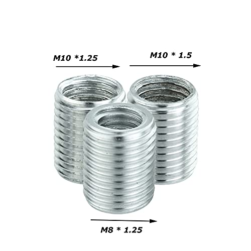 Lunsom Automatic Shift Knob Adapter Aluminum Gear Shifter Handle Thread Screw Replacement Stick Lever Head Accessories Insert Kit For Most Vehicle Truck #TOP1