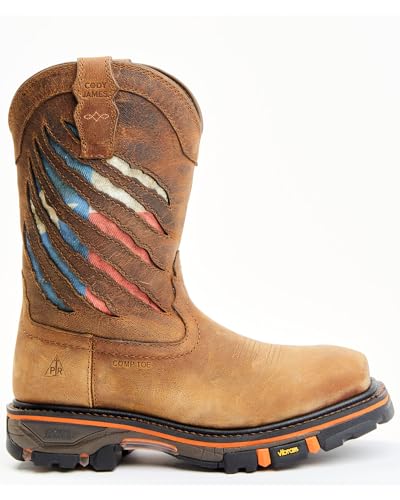 Cody James Men's 11" Decimator Western Work Boot Nano Composite Toe - Bcjc0spw1512