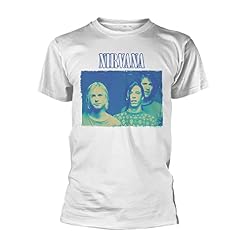 Nirvana ERODE Homme T-Shirt Manches Courtes Blanc Regular/Coupe Standard - Les Beatles, Paul McCartney, John Lennon, RIngo Starr, George Harrison