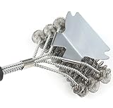 Grill Brush Grill Cleaning Kit, Grill Cleaner BBQ Grill Accessories Grill Rescue Brush Grill Brush Bristle Free, Grill Brush for Outdoor Grill BBQ Brush for Grill Cleaning (D23)