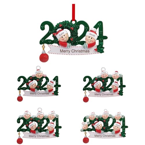 Jeweidea Addobbi Albero di Natale Personalizzato con Nome de Bambino
