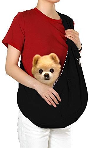 heewee Dog Sling Carrier Pet Sling for Small Dogs Cats Puppy and Animals up to 10 Lbs, Comfortable Dog Travel Shoulder Bag, Hands Free,…