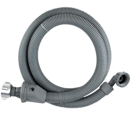 Xmart Manguera Universal para Lavadora de 1,5 m Manguera Aquastop para Lavadora y Lavavajillas Conexión Doméstica de 3/4 de Pulgada Manguera de Entrada con Tope de Agua
