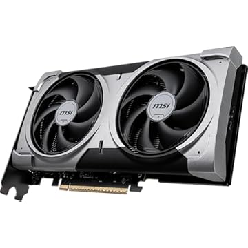 MSI Placa de vídeo para jogos NVIDIA GeForce RTX 5060 Ti 16G VENTUS 2X OC PLUS GDDR7 128 bits, Boost Clock até 2617 MHz, PCIe Gen 5, DLSS 4, DP 2.1 x 3, HDMI 2.1 x 1, SFF Ready